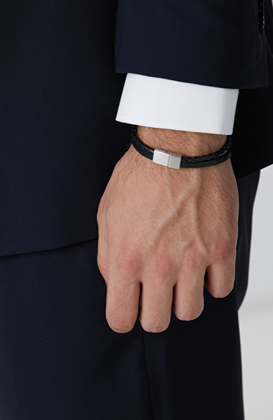 Lacivert Yün Karışımlı Takım Elbise