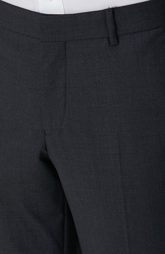 Antrasit Yün Karışımlı Pantolon