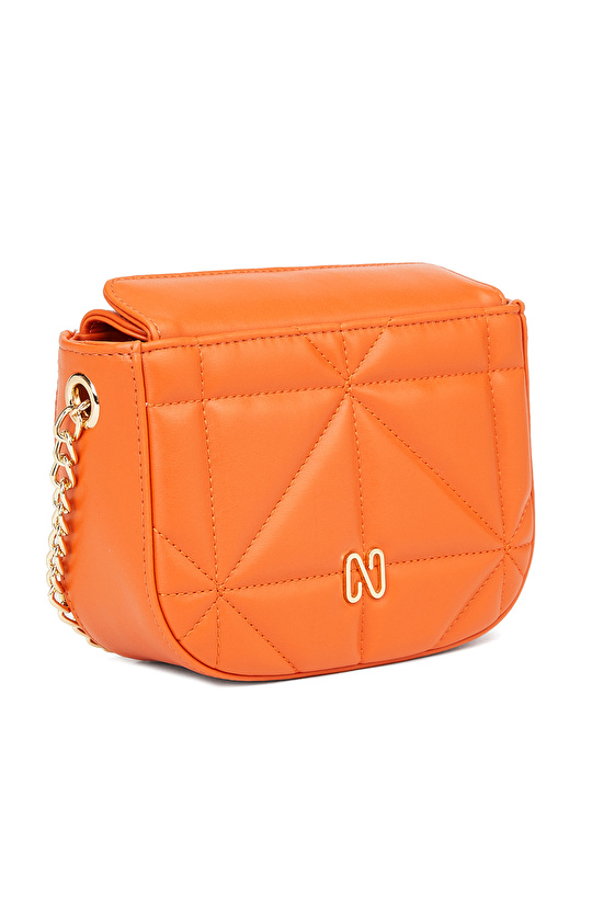 Turuncu Kadın Postacı Çantası