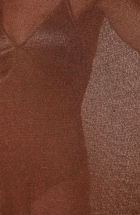 Kahverengi Transparan Kaftan