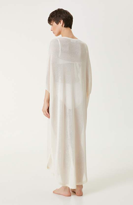 Krem Transparan Kaftan