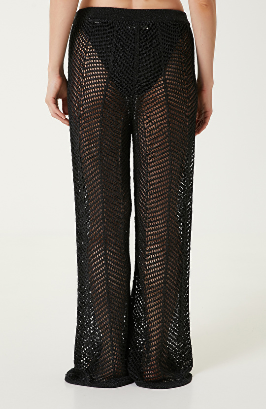 Siyah Plaj Pantolonu