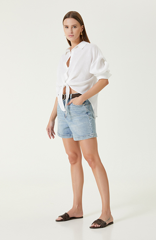 White Linen Shirt