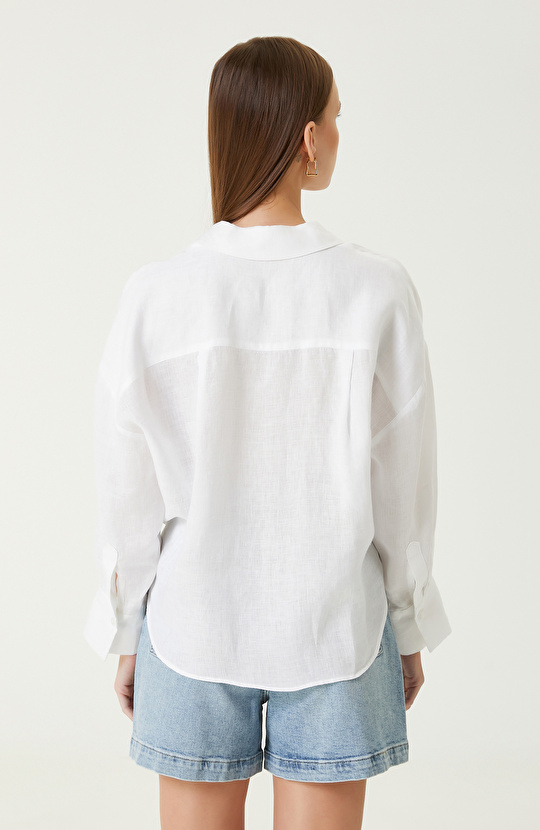 White Linen Shirt