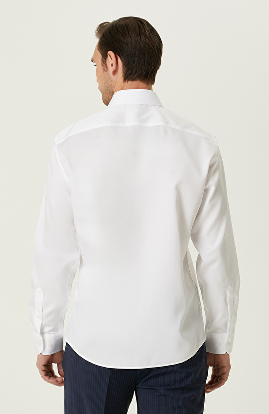 Non-Iron Beyaz Gömlek