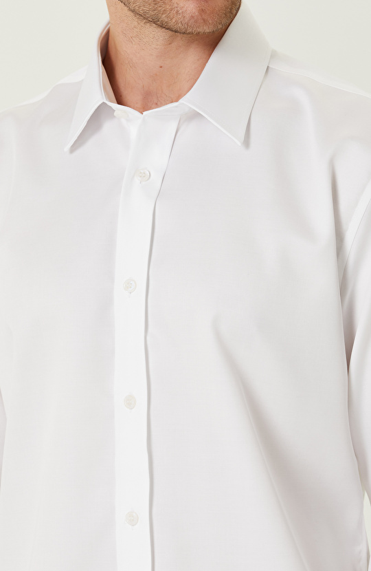 Non-Iron Beyaz Gömlek