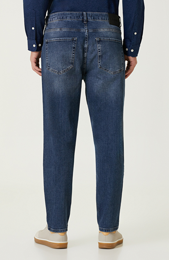 Lacivert Denim Pantolon