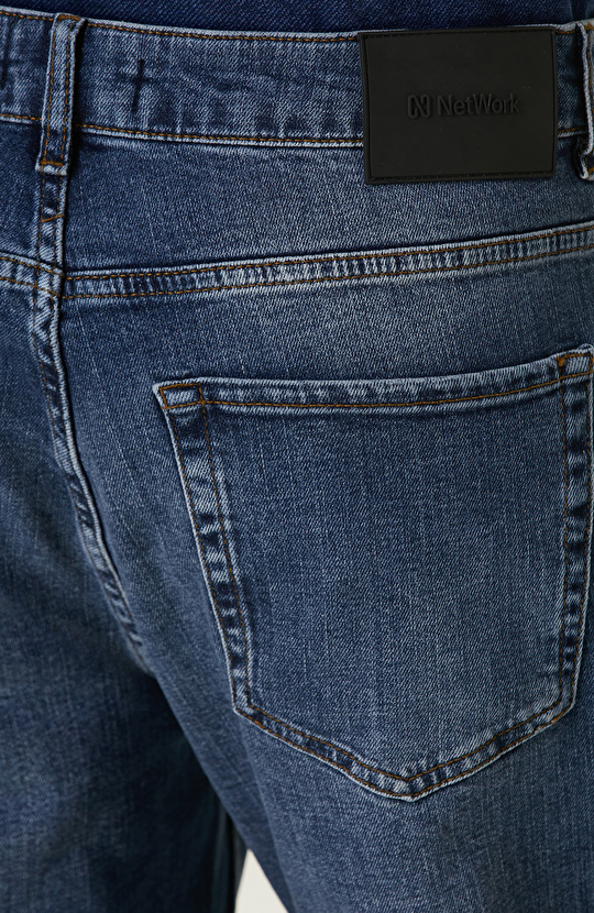 Lacivert Denim Pantolon