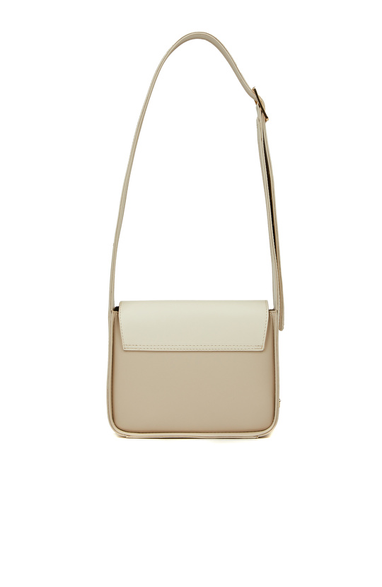 Beige Women's Leather Bag