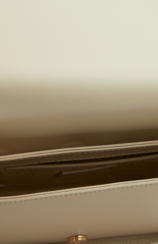 Beige Women's Leather Bag