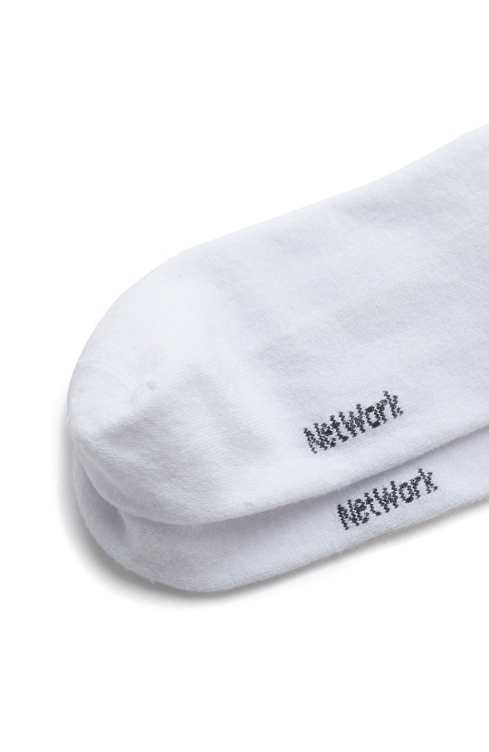 Gri Beyaz 2li Erkek Bambu Çorap Seti