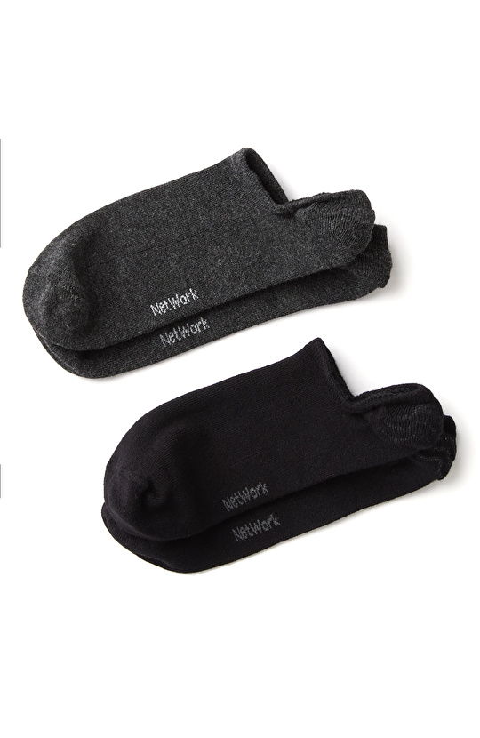 Siyah Antrasit 2li Erkek Bambu Çorap Seti Siyah Antrasit 2li Erkek Bambu Çorap Seti