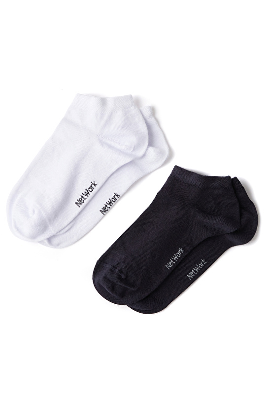 Lacivert Beyaz Bambu 2li Erkek Çorap Seti Lacivert Beyaz Bambu 2li Erkek Çorap Seti