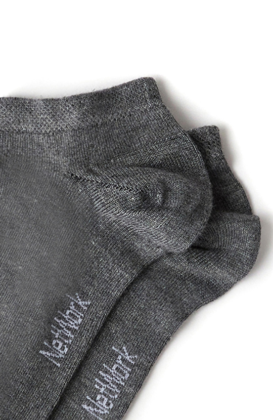 Gri Antrasit 2li Erkek Bambu Çorap Seti
