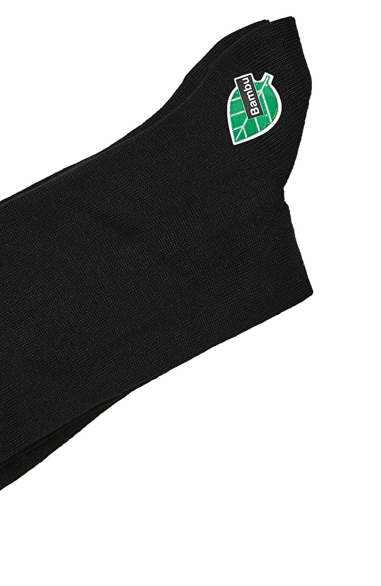 Siyah Erkek Bambu Çorap