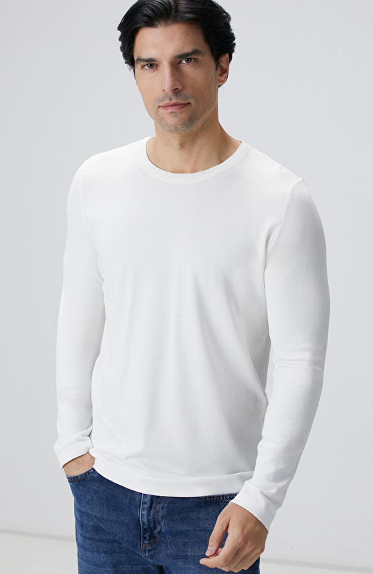 N-Tech Kırık Beyaz Basic Kazak