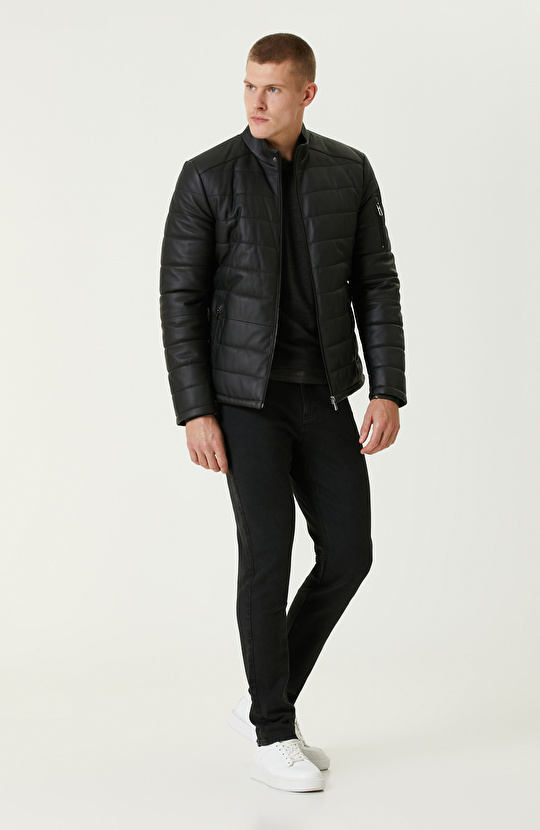 Antrasit Yün Triko Kazak