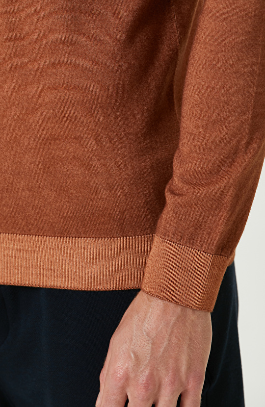 Camel Yün Triko Kazak