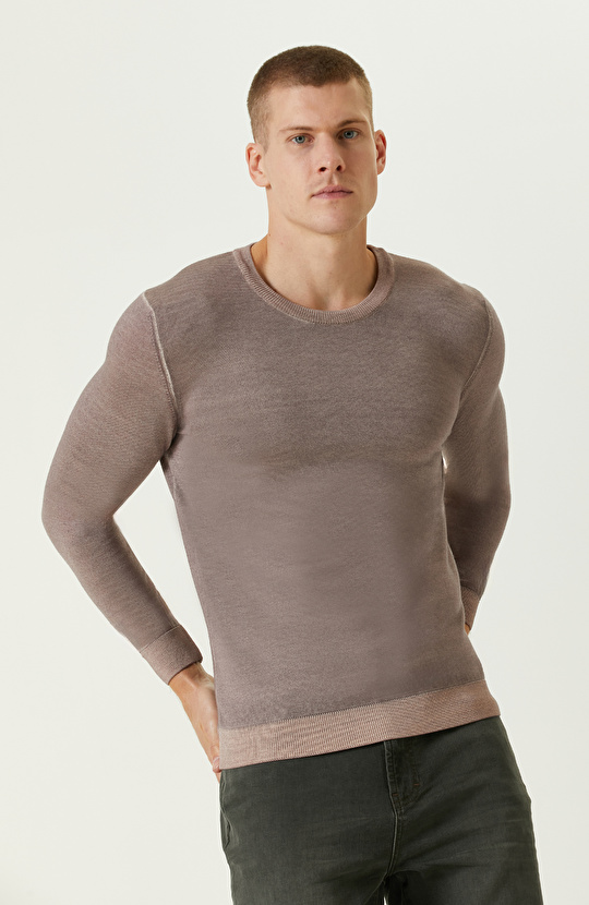 Lila Yün Triko Kazak