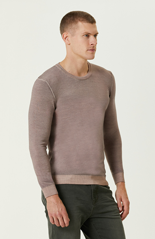 Lila Yün Triko Kazak