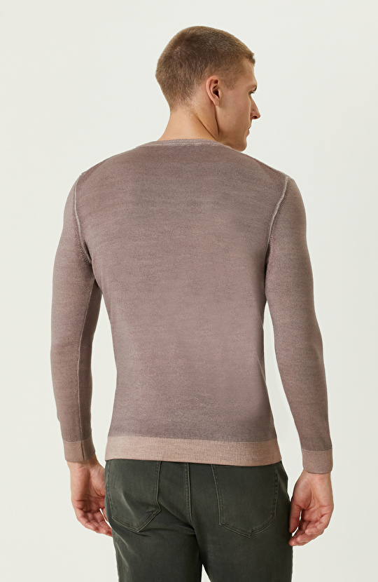 Lila Yün Triko Kazak