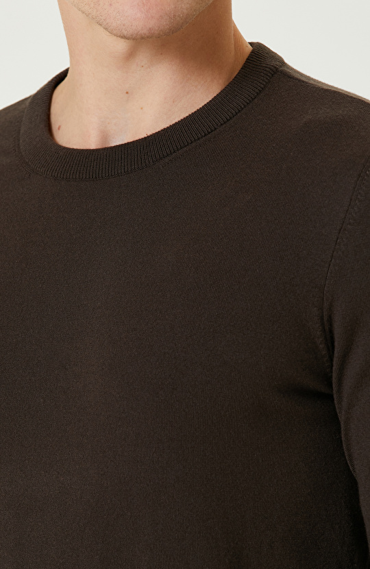 Haki Basic Triko Kazak