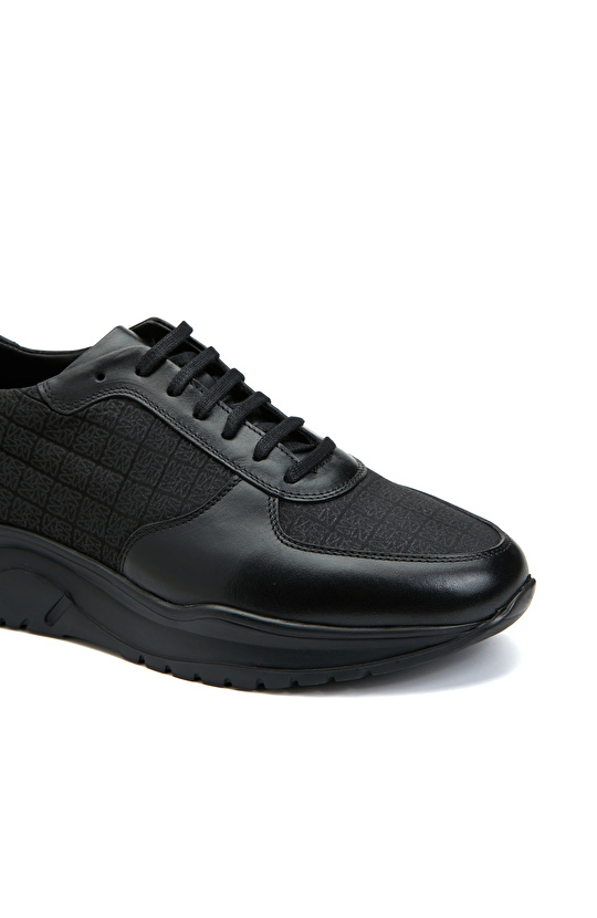 Siyah Erkek Deri Sneaker