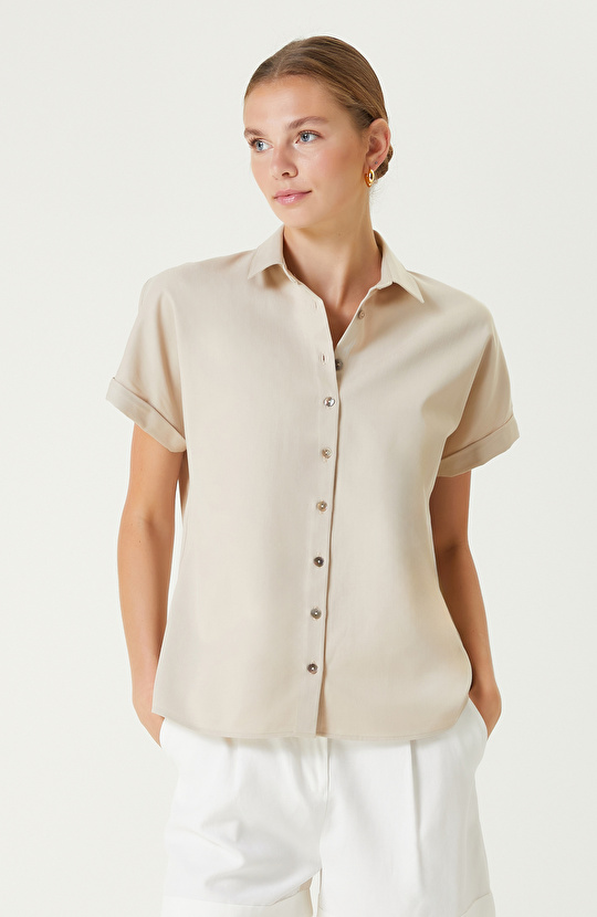 Beige Shirt