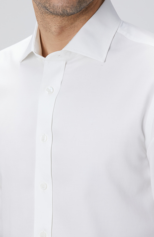 Beyaz Super Non-Iron Gömlek