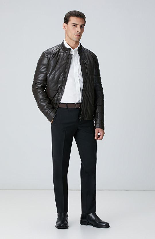 Non-Iron Beyaz Saten Gömlek