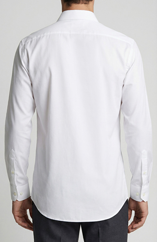 Beyaz Non-iron Gömlek