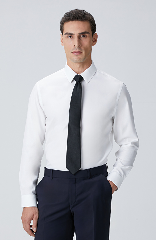 Beyaz Non-Iron Gömlek Beyaz Non-Iron Gömlek