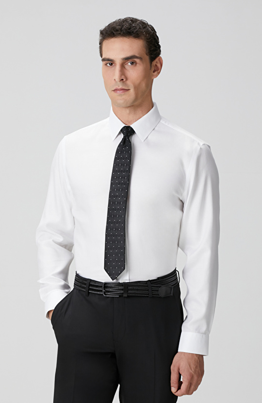 Non-Iron Beyaz Gömlek