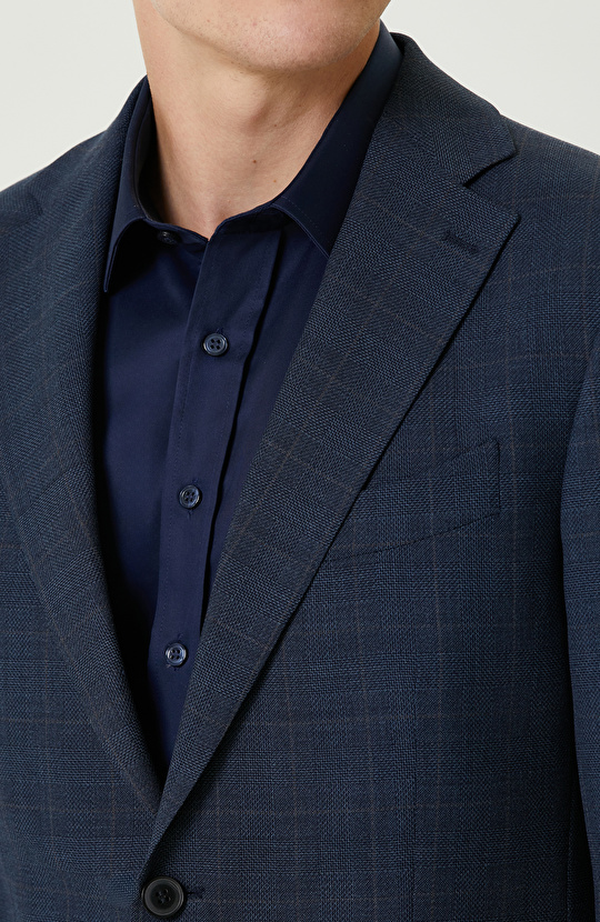 Loro Piana Kumaşıyla Üretilmiş Lacivert Limited  Yün Takım Elbise