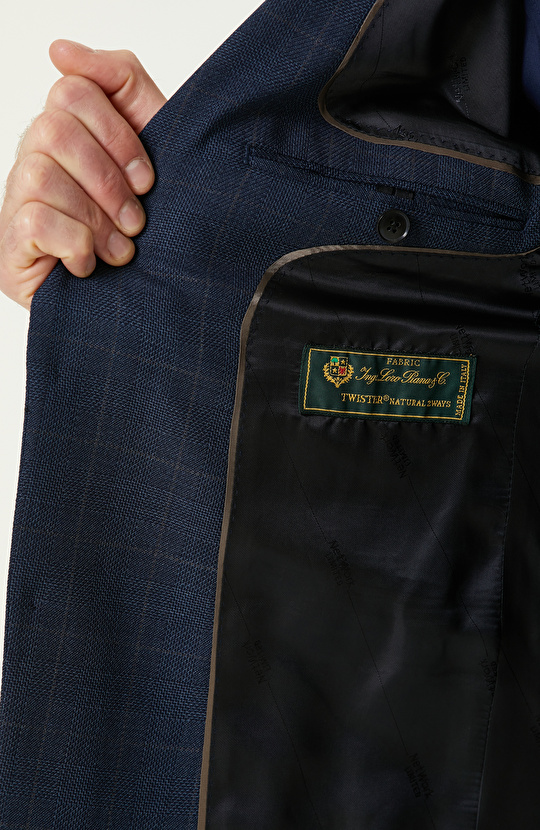 Loro Piana Kumaşıyla Üretilmiş Lacivert Limited  Yün Takım Elbise