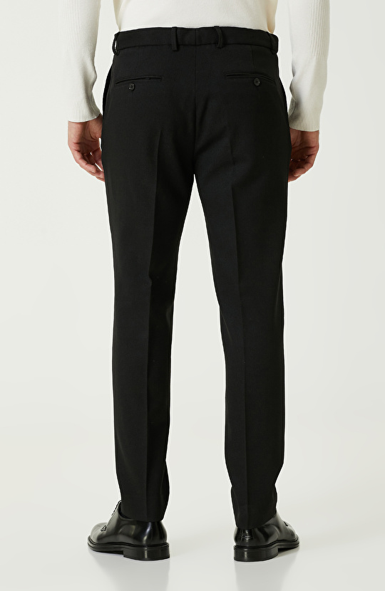 Siyah N-Tech Jogger Diyagonal Pantolon