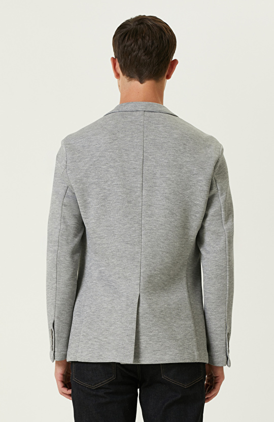 Gri Melanj Comfort Ceket