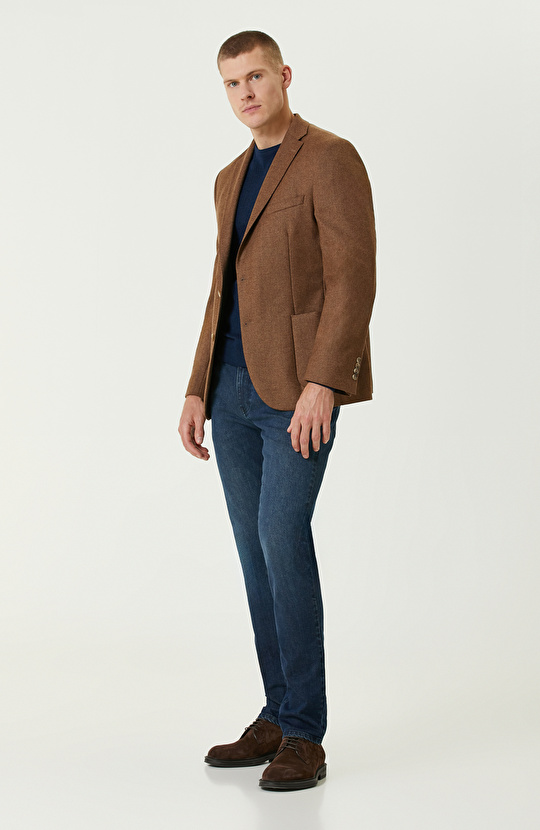 Kahverengi Limited Yün Ceket