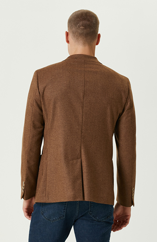 Kahverengi Limited Yün Ceket