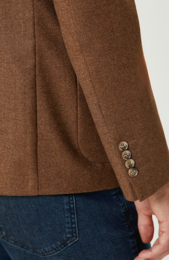 Kahverengi Limited Yün Ceket