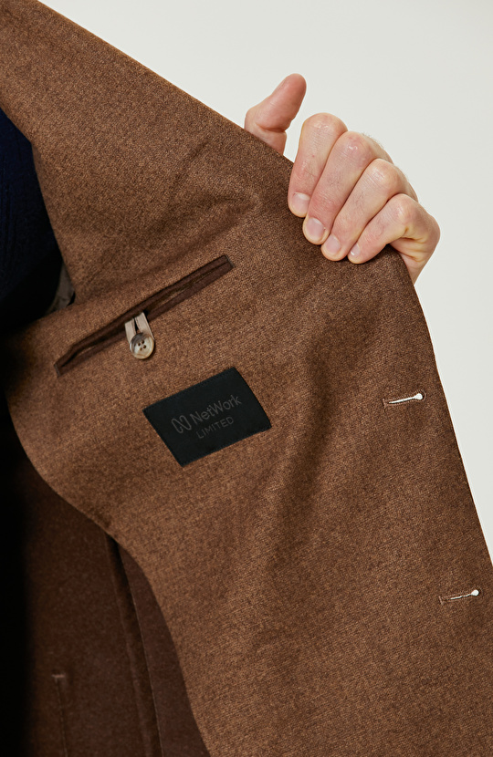 Kahverengi Limited Yün Ceket