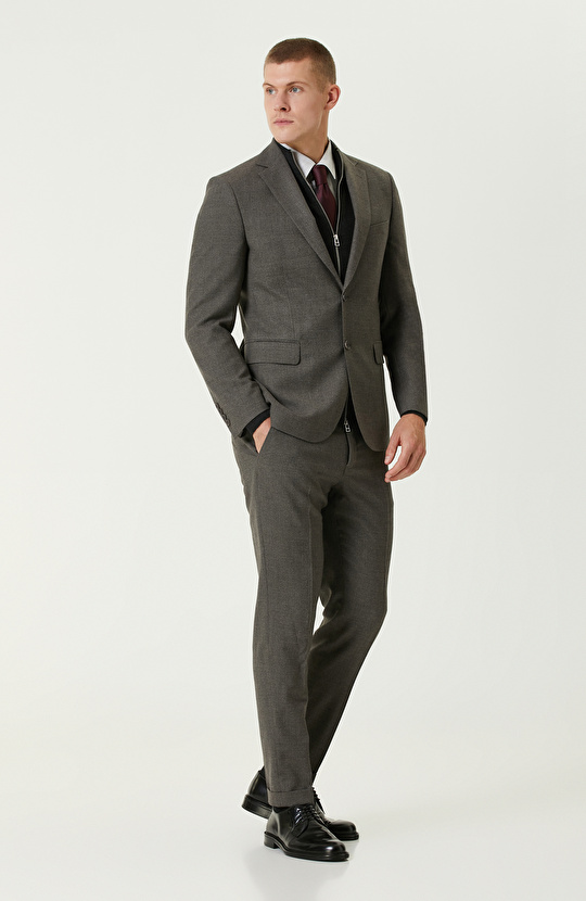 Vizon Yün Karışımlı Takım Elbise