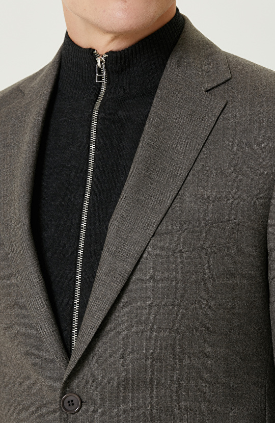 Vizon Yün Karışımlı Takım Elbise