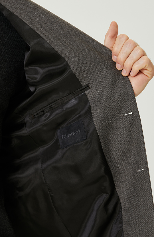 Vizon Yün Karışımlı Takım Elbise