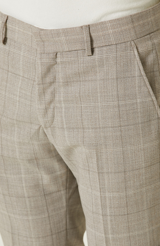 Loro Piana Kumaşıyla Üretilmiş Bej Limited  Yün Takım Elbise