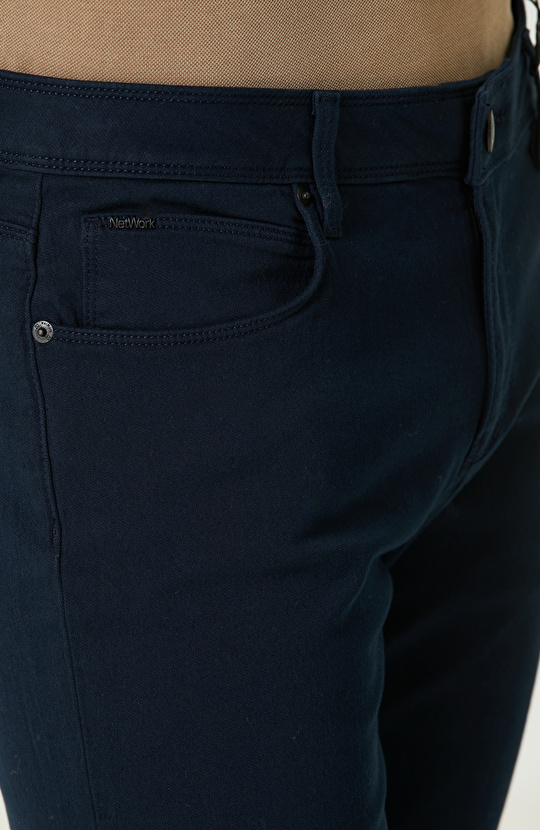 Lacivert Casual Pantolon