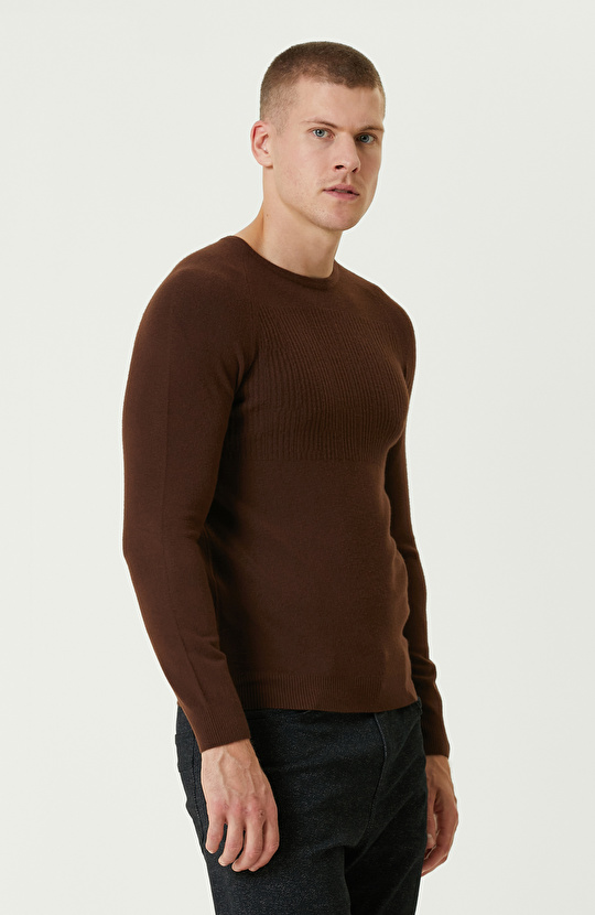 Tütün Basic Triko Kazak