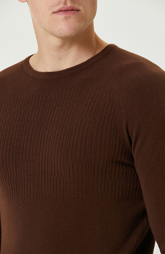 Tütün Basic Triko Kazak