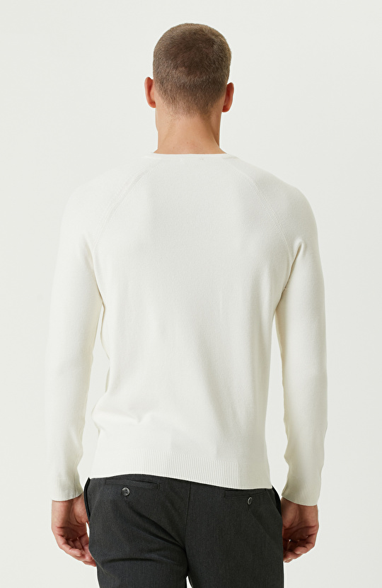 Ekru Basic Triko Kazak