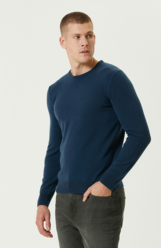 İndigo Limited Kaşmir Karışımlı Triko Kazak